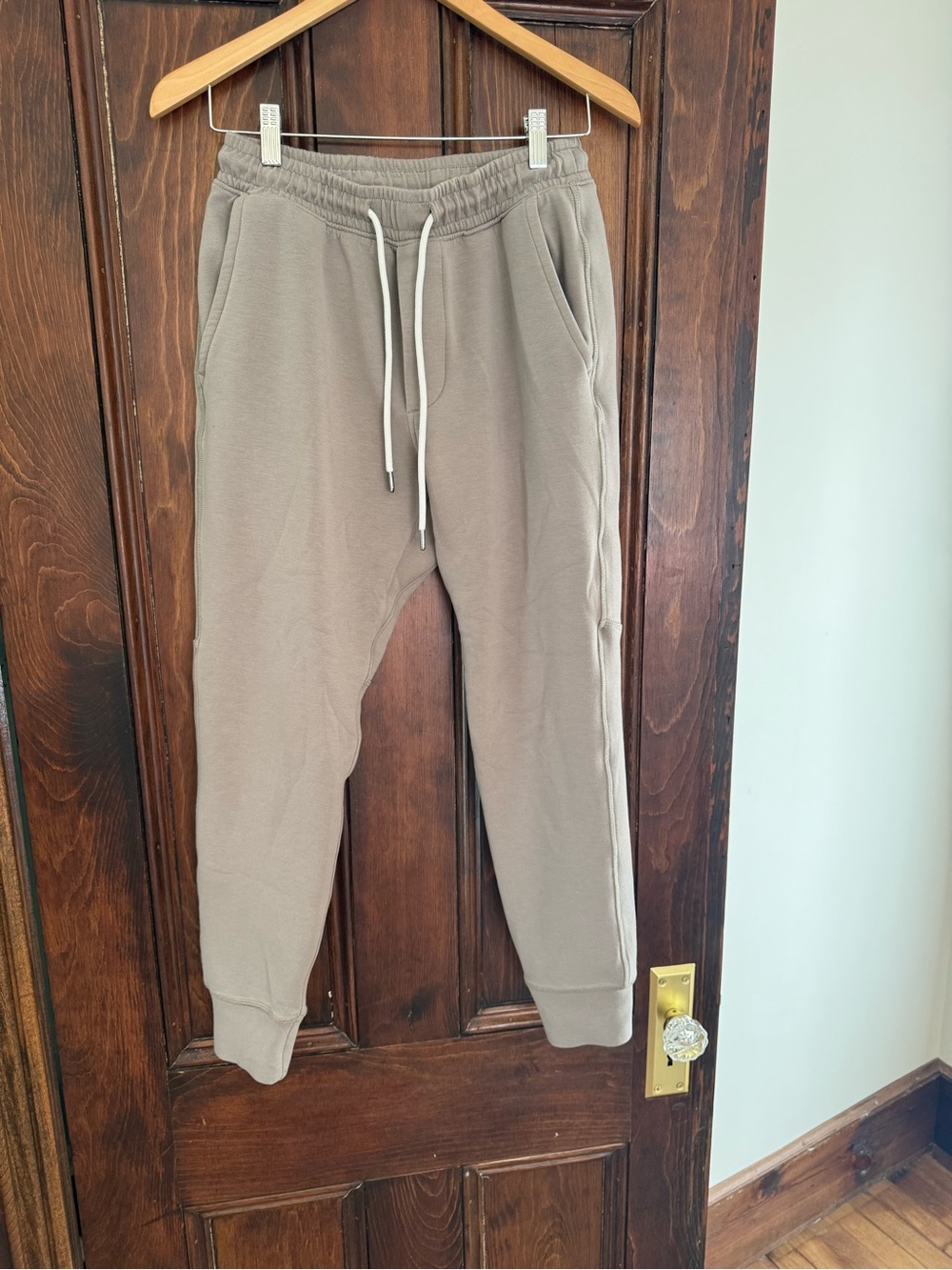 American Eagle Outfitters Taupe Drawstring Joggers